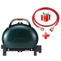 КОМПЛЕКТ Портативный переносной газовый гриль O-GRILL 500, зеленый + шланг в подарок! КОМПЛЕКТ Портативный переносной газовый гриль O-GRILL 500, зеленый + шланг в подарок! - Robinzon.ua
