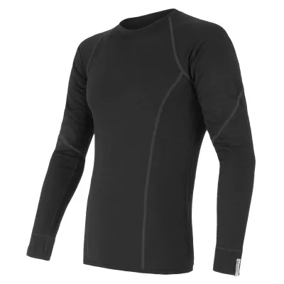 Термобелье мужское Sensor Merino Active LS черное 11109033, SM11MA-black-S. - Robinzon.ua
