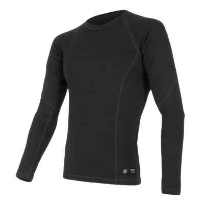 Термофутболка чоловіча Sensor Merino DF LS black 15100021, SM11M-black-XXXL - Robinzon.ua
