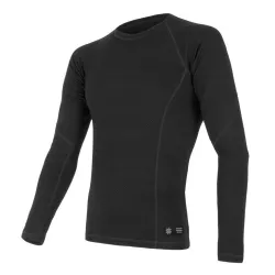 Термофутболка чоловіча Sensor Merino DF LS black 15100021, SM11M-black-XXXL - Robinzon.ua