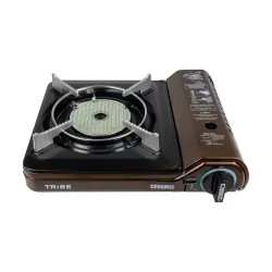 Газова плита Tribe Ceramic T-HD-0004, brown - Robinzon.ua