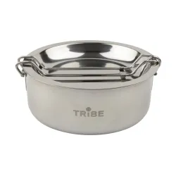 Набір посуду Tribe Tourist Set 1,2 л сталевий T-FG-0008-metal Набір посуду Tribe Tourist Set 1,2 л сталевий T-FG-0008-metal - Robinzon.ua