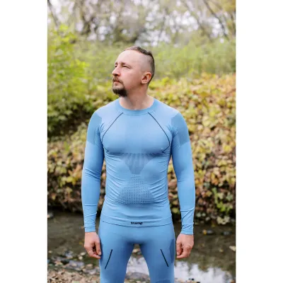 Термобілизна чоловіча Tramp Active комплект (футболка+штани) UTRUM-021-blue, S/M - Robinzon.ua
