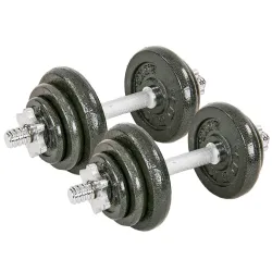 Гантелі 2 по 10 кг розбірні сталеві YORK-8212-20 - Robinzon.ua