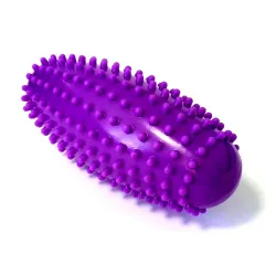 Массажный ролик Almond EasyFit овальный з шипами фиолетовый - Robinzon.ua