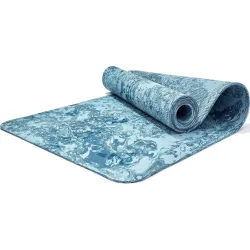 Килимок для йоги Adidas Camo Yoga Matte Блакитний 176 х 61 х 0,5 см (ADYG-10500RS-NL) - Robinzon.ua