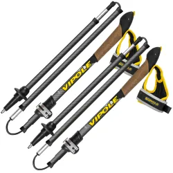 Палиці для скандинавської ходьби Vipole Treveller Carbon 130 DLX (S25 35) - Robinzon.ua