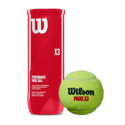 Мячи для падел тенниса Wilson PADEL 3 BALL CAN YEL (WR8900801001) - Robinzon.ua