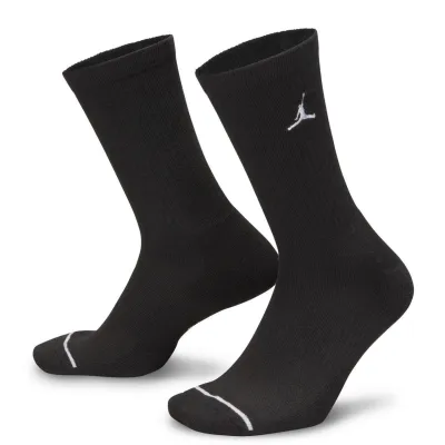 Мужские носки Jordan U J ED CUSH PLY CREW 6PR Черный 42-46 (HV6228-010 42-46) - Robinzon.ua