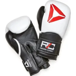 Мужские боксерские перчатки Reebok Combat Leather Boxing Gloves Черный, Белый 10 унций (RSCB-10010WH-10) Мужские боксерские перчатки Reebok Combat Leather Boxing Gloves Черный, Белый 10 унций (RSCB-10010WH-10) - Robinzon.ua