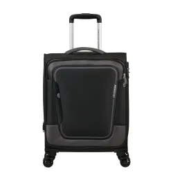 Валіза 55 см PULSONIC ASPHALT BLACK - Robinzon.ua