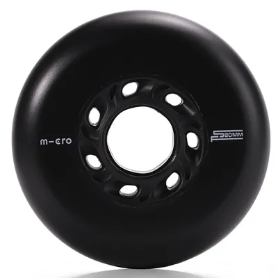 Мікро колеса SF 80 мм чорні. - Robinzon.ua