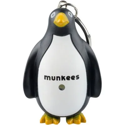 Munkees 1108 брелок-фонарик Penguin LED black-white - Robinzon.ua