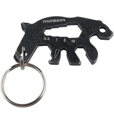 Munkees 2536 брелок-мультиинструмент Tool Bear black - Robinzon.ua