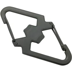 Munkees 3202 карабин SS Carabiner with Bottle Opener grey - Robinzon.ua