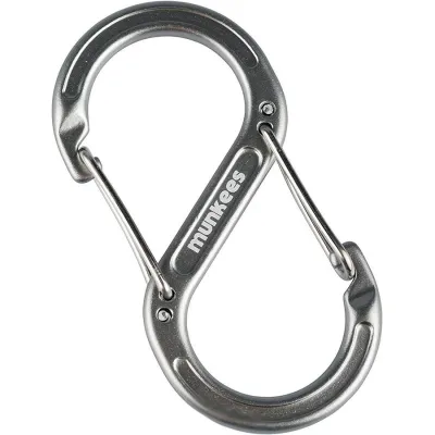 Munkees 3275 карабин Forged S grey - Robinzon.ua