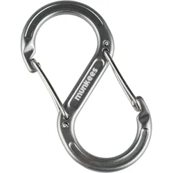 Munkees 3275 карабин Forged S grey - Robinzon.ua