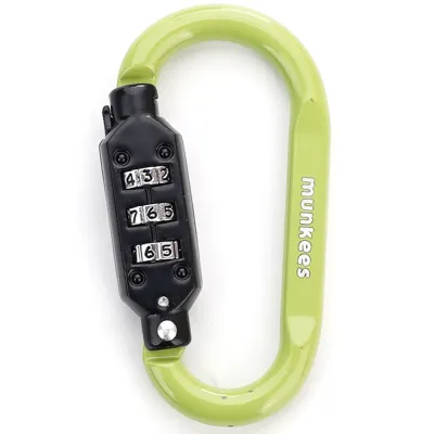 Munkees 35932 карабин Combi Lock Carabiner D-Shape green - Robinzon.ua