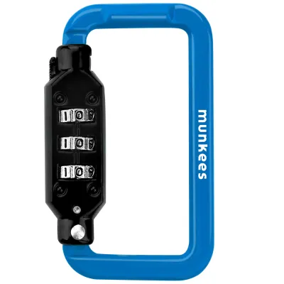 Munkees 35941 карабин Combi Lock Carabiner Square blue - Robinzon.ua