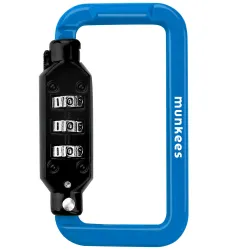 Munkees 35941 карабин Combi Lock Carabiner Square blue - Robinzon.ua