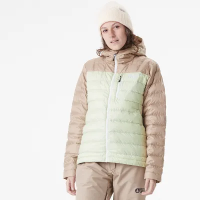 Куртка пухова Mid Puff Down W 2025 лайм кремово-оленевий L. - Robinzon.ua