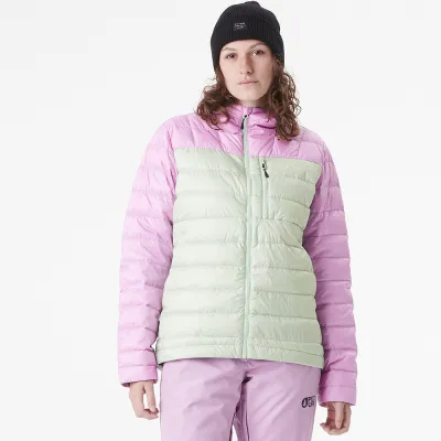 Picture Organic куртка пуховая Mid Puff Down W 2025 silt green-orchid L - Robinzon.ua