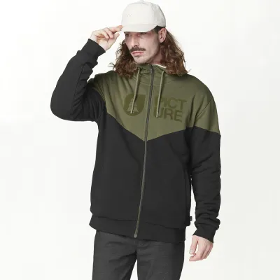 Толстовка Picture Organic Basement Plush Hoody тютюново-чорного кольору L. - Robinzon.ua