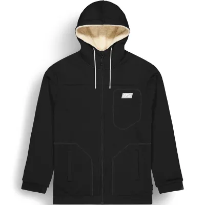 Толстовка Picture Organic Basement Plush Zip чорна L. - Robinzon.ua