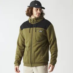 Толстовка Picture Organic Basement Plush Zip тютюнового кольору L. - Robinzon.ua