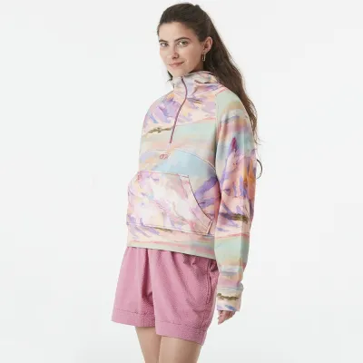 Толстовка Picture Organic Quenda 1/2 Zip Printed W з малюнком montanea L. - Robinzon.ua