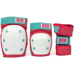 Rio Roller захист набір Triple Pad Set червоний-мint L. Rio Roller захист набір Triple Pad Set червоний-мint L. - Robinzon.ua