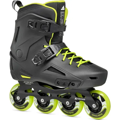Роликові ковзани Lightning black-lime 250. - Robinzon.ua