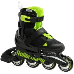 Rollerblade ролики Microblade 2024 black-green 28-32 - Robinzon.ua