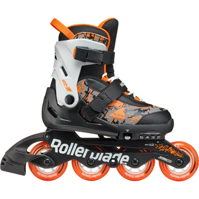 Ролики Rollerblade Microblade SL чорні-помаранчеві 36.5-40. - Robinzon.ua