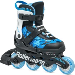 Rollerblade ролики Microblade SL black-sky blue 33-36.5 - Robinzon.ua