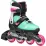 Rollerblade ролики Microblade XT black-sea green 33-36.5 - Robinzon.ua