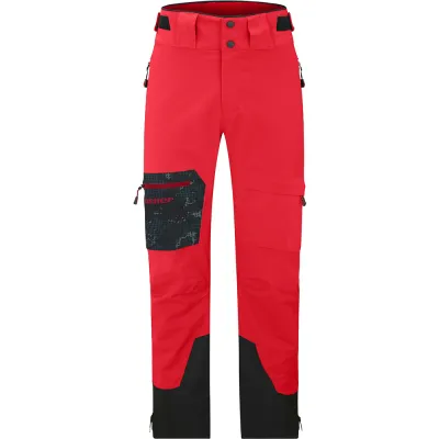 Ziener брюки лыжные Tewes Full-Zip 2026 red-black foggy print 50 - Robinzon.ua