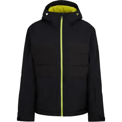 Ziener куртка лижна Tarlo 2026 чорна-електричний зелений 48. - Robinzon.ua