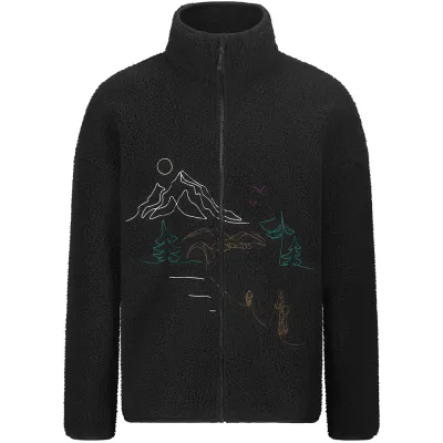 Picture Organic куртка флисовая Hafdals Emb black L - Robinzon.ua