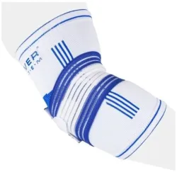 Налокітник Power System PS-6007 Elbow Support Pro White/Blue (1шт.) L/XL - Robinzon.ua