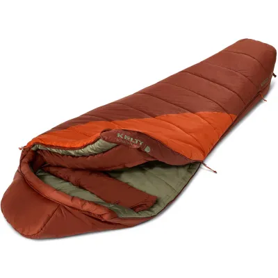 Спальник Kelty Cosmic Synthetic 0 Regular вишневий махагон-корична паличка. - Robinzon.ua