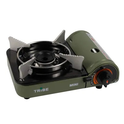 Газова плита Tribe Mini портативна T-HD-0010, olive - Robinzon.ua