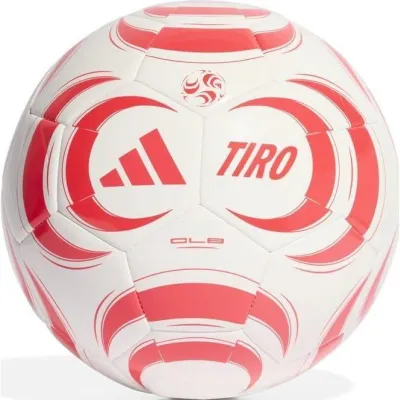 М'яч футбольний Adidas TIRO CLB Білий, Червоний 5 (JW1531 5) - Robinzon.ua