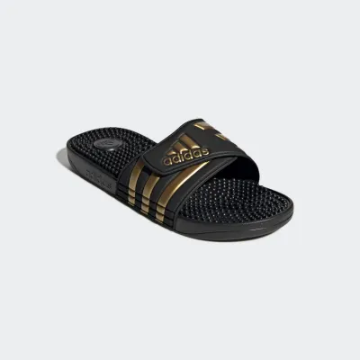 Чоловічі Шльопанці Adidas ADISSAGE Чорний, Золотий 40.5 (EG6517 40.5) - Robinzon.ua