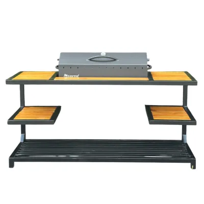 Мангал-барбекю Mzavod Один на 12 шампуров 4мм в стиле LOFT - Robinzon.ua