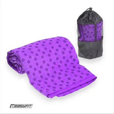Рушник для йоги EasyFit Yoga Mat Towel з мікрофібри (Фіолетовий) - Robinzon.ua