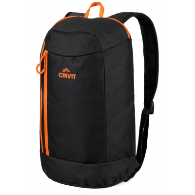 Невеликий міський рюкзак 10L Crivit Mini чорний з помаранчевим - Robinzon.ua