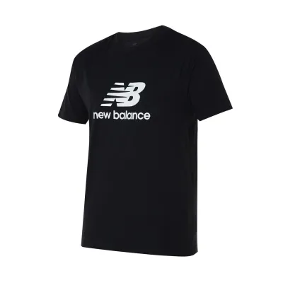 Мужская Футболка New Balance NB STACKED LOGO Черный L (7dMT41502BK L) - Robinzon.ua