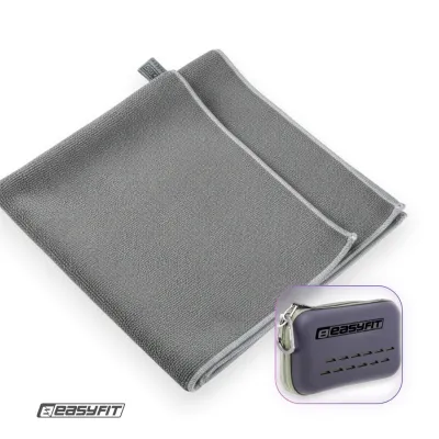 Спортивний рушник EasyFit RoyalWing 90х50 см з мікрофібри + кейс - Robinzon.ua