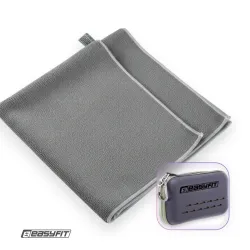 Спортивний рушник EasyFit RoyalWing 90х50 см з мікрофібри + кейс - Robinzon.ua